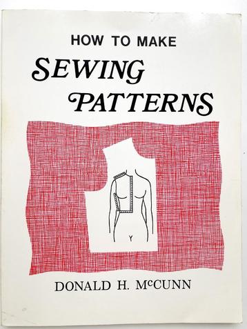 Naaiboek How to make Sewing patterns - Donald McCunn beschikbaar voor biedingen