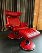 Mooie Stressless Jazz & hocker - Maat L, Ophalen of Verzenden, Zo goed als nieuw, Leer