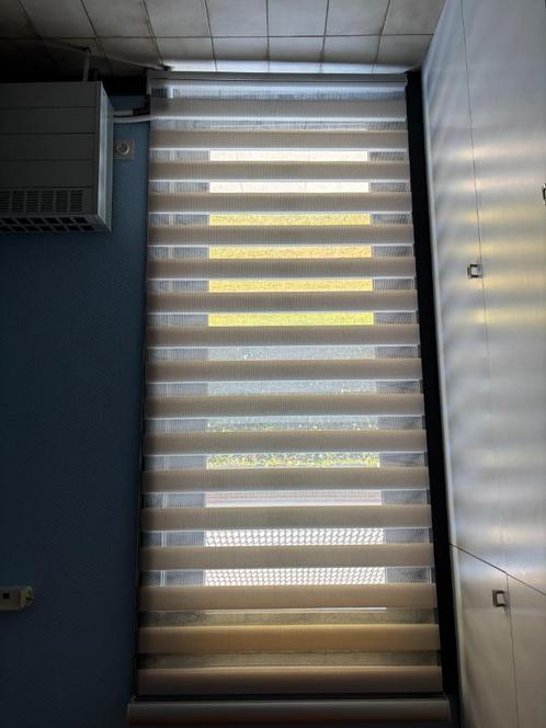 Rolgordijn, Huis en Inrichting, Stoffering | Gordijnen en Lamellen, Zo goed als nieuw, 200 cm of meer, 100 tot 150 cm, Crème, Beige