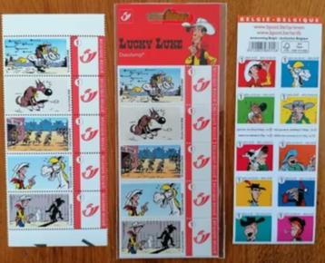 2008 ET 2015-LUCKY LUKE DUOSTAMP-  20 TIMBRES