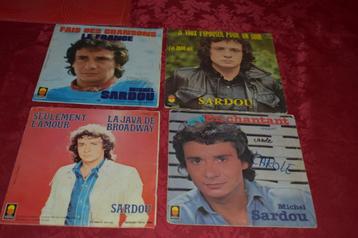 45t's van Michel SARDOU uit de jaren 60/70 beschikbaar voor biedingen