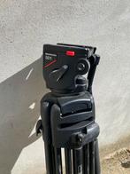trepied manfrotto 525mvb (hauteur max 167cm), Zo goed als nieuw, Driepoot