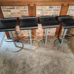 4 barkrukken, Ophalen, 60 tot 90 cm, Met voetsteun, Zo goed als nieuw