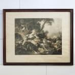 Oude Franse gravure, Ophalen of Verzenden