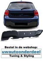 Diffuser Mat Zwart Enkele Uitlaat Links Voor Bmw 1 Serie F20, Auto diversen, Tuning en Styling, Verzenden