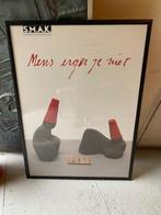 SMAK affiche Mens erger je niet, Antiek en Kunst, Ophalen
