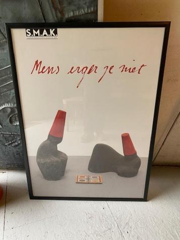 SMAK affiche Mens erger je niet, Enlèvement