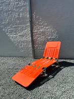 Vintage/retro ligbed, Tuin en Terras, Ophalen, Zo goed als nieuw, Kunststof