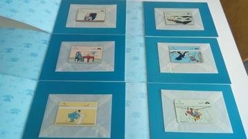 Série complète de 6 télécartes Belgacom TINTIN - Hergé/NEUF., Enlèvement ou Envoi, Tintin, Neuf