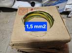 Rollen VOB draad 1,5 en 2,5 mm, Ophalen, Zo goed als nieuw, Kabel of Snoer