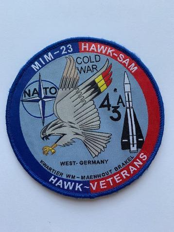 Badge HAWK-Veterans Belgian Army 43A artilleriebataljon BSD