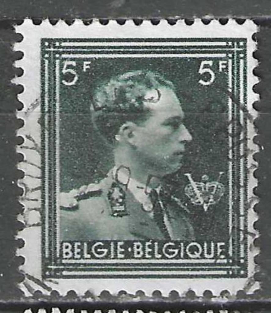 Belgique 1956/1957 - Yvert/OBP 1007 - Léopold III (ST), Envoi, Affranchi, Oblitéré, Maison royale