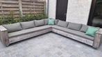 Steigerhouten buitenzit met kussens, Tuin en Terras, Ophalen, Gebruikt, Hout