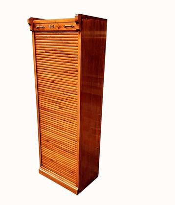Meuble vintage de métier volet antiquité chêne notaire, Enlèvement, Comme neuf