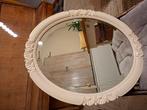À vendre miroir ancien biseauté, Enlèvement, Comme neuf, Ovale