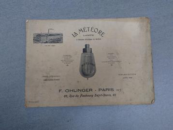 La météore lampe : catalogus Ohlinger Paris beschikbaar voor biedingen