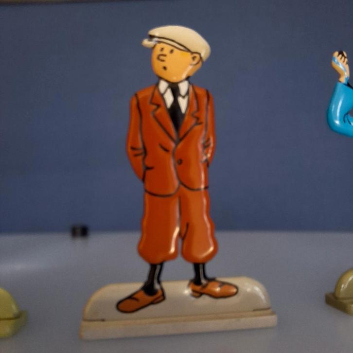 Petite figurine en métal peint Tintin, Collections, Personnages de BD, Neuf, Statue ou Figurine, Tintin, Enlèvement ou Envoi