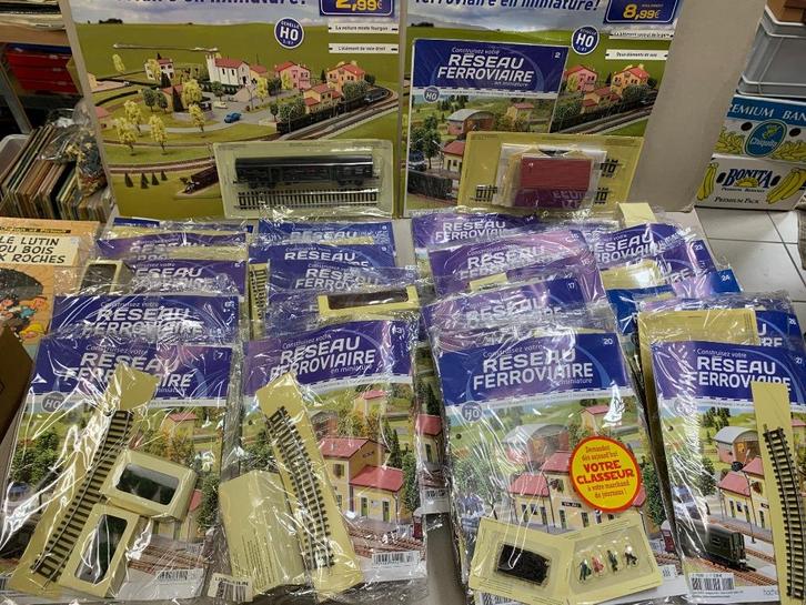 Hachette Construisez votre réseau ferroviaire HO COMPLET !, Hobby en Vrije tijd, Modeltreinen | H0, Ophalen
