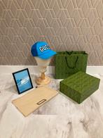 GUCCI BLUE LOGO-EMBROIDERED MESH BASEBALL CAP (GUCCI PET), Kleding | Heren, Nieuw, Ophalen of Verzenden, Gucci, Pet