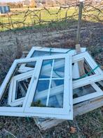 Gratis pvc-ramen, Doe-het-zelf en Bouw, Glas en Ramen, Ophalen, Gevelraam of Ruit, Gebruikt, 80 tot 120 cm
