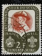 Luxemburg 1957 - padvinderij, scouts - Baden-Powell, Ophalen of Verzenden, Luxemburg, Gestempeld