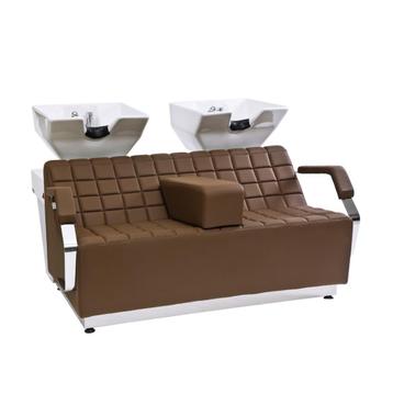 Dubbele wasunit saloninrichting barbier kapper salonmeubels, Ophalen of Verzenden, Nieuw, Zwart, Overige typen