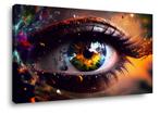 Nouveau tableau peinture Graffiti OEIL 80 x 60 cm, Envoi, Neuf, Rectangulaire horizontal