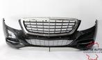 Mercedes S W222 Voorbumper Compleet Obsidian Zwart, Auto-onderdelen, Gebruikt, Ophalen of Verzenden, Bumper, Voor