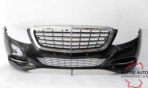 Mercedes S W222 Voorbumper Compleet Obsidian Zwart, Auto-onderdelen, Carrosserie, Bumper, Voor, Gebruikt, Ophalen of Verzenden