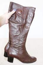 Schitterende Leren Helioform Laarzen 30 (Maat XL 6/39) €45,-, Kleding | Dames, Hoge laarzen, Bruin, Verzenden, Zo goed als nieuw