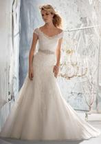 sale A lijn trouwjurk maat 38, 40, 42, 44, Ophalen of Verzenden, Nieuw, Overige kleuren, Trouwjurk