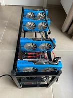 Mining rig 4 X RX580 NITRO 8 GB, Overige soorten, AMD, Zo goed als nieuw, Ophalen