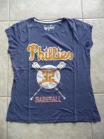 T-shirt Atmosphere baseball print, Maat 38/40 (M), Atmosphere, Paars, Ophalen of Verzenden
