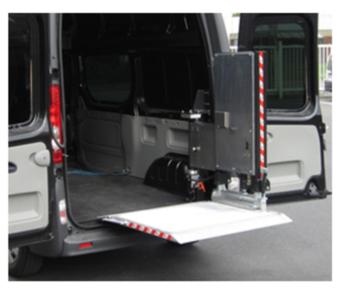 Laadklep voor bestelwagen Dhollandia DH-VZ 100x100 cm beschikbaar voor biedingen