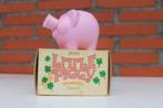 Vintage Avon Little Piggy Shampoo 150ml in doosje (spaarpot), Kunststof, Ophalen of Verzenden, Zo goed als nieuw, Dier