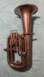 Euphonium artisanal historique Van Engelen Lier à 4 soupapes, Musique & Instruments, Enlèvement ou Envoi, Utilisé, Tuba en si bémol