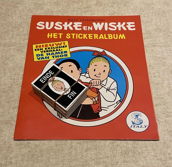 Suske en Wiske stickeralbum - 1995 - compleet, Boeken, Stripverhalen, Zo goed als nieuw, Ophalen of Verzenden