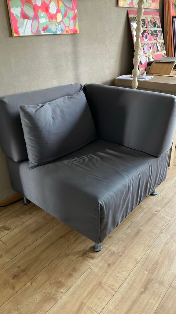 Fauteuil d’angle 1 place, 75 à 100 cm, Tissus, Moins de 150 cm, Enlèvement