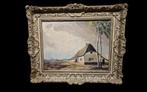 Schilderij  Salaets Eugene 1892-1977 Kempische hoeve, Antiek en Kunst, Ophalen of Verzenden