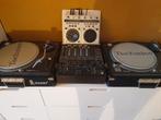 Technics Mk2 draaitafelset+alle hardware +250 LP's, Muziek en Instrumenten, Dj-sets en Draaitafels, Ophalen, Draaitafel, Pioneer