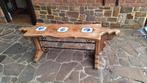 antieke woonkamertafel in puur massief eikenhout, Tuin en Terras, Ophalen of Verzenden, Gebruikt