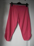 legging 3/4. Coloris rose. Pour femme. Taille L (Paprika), Porté, Rose, Taille 44/46 (L), Envoi