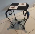 Vintage smeedijzeren bijzettafeltje, Huis en Inrichting, Ophalen, Zo goed als nieuw
