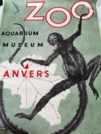 Posters Zoo antwerpen 6 stuks retro, Verzamelen, Ophalen, Nieuw