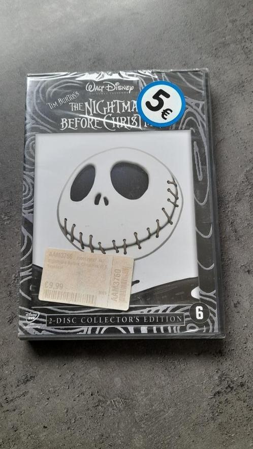 Walt Disney: DVD The nightmare before Christmas NIEUW, Cd's en Dvd's, Dvd's | Kinderen en Jeugd, Nieuw in verpakking, Film, Avontuur