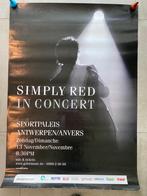 Poster Simply Red in concert Sportpaleis Antwerpen, Verzamelen, Ophalen of Verzenden, Zo goed als nieuw