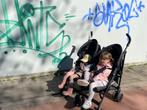 Stevige dubbele buggy van het merk Topmark, Ophalen, Gebruikt, Overige merken, Verstelbare rugleuning