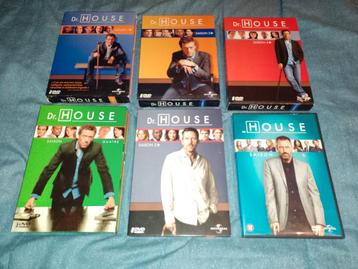 A vendre en coffret DVD l'intégral saison 1 à 6 de Dr House 