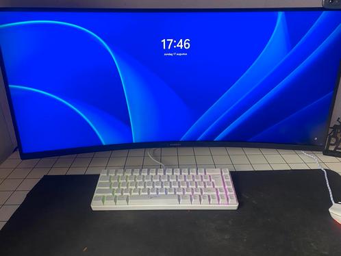 Huawei 34” 165hz curved screen met muurbeugel, Computers en Software, Monitoren, Zo goed als nieuw, 151 t/m 200 Hz, DisplayPort