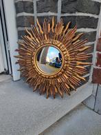 Zonnespiegel hout , 2 lagen , 35 cm., Huis en Inrichting, Woonaccessoires | Spiegels, Minder dan 50 cm, Gebruikt, Rond, Ophalen of Verzenden